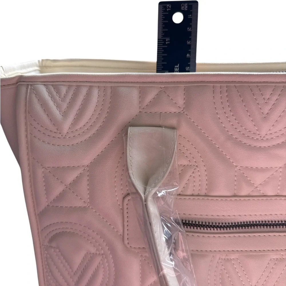Valentino ORLANDI NWT White Quilted Large Tote - Picture 11 of 13